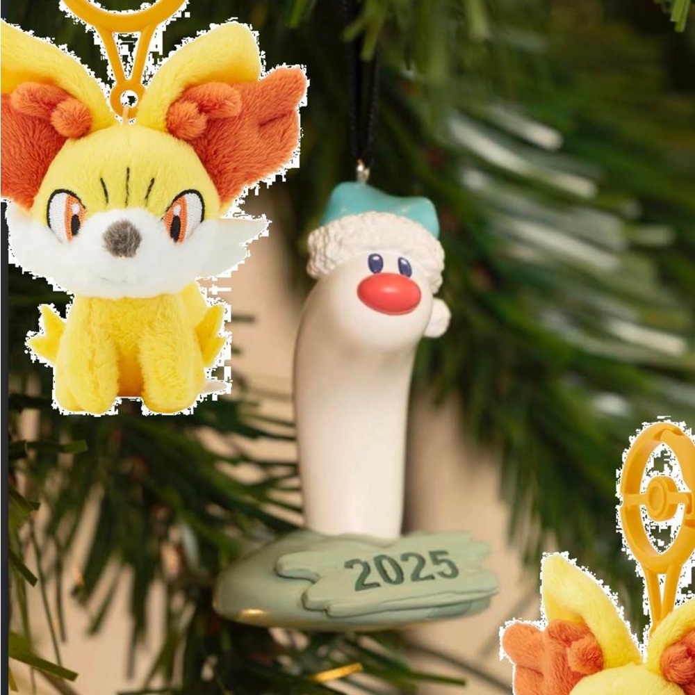 Pair of Hanging Pokémon 1 Keychain and 1 Ornament